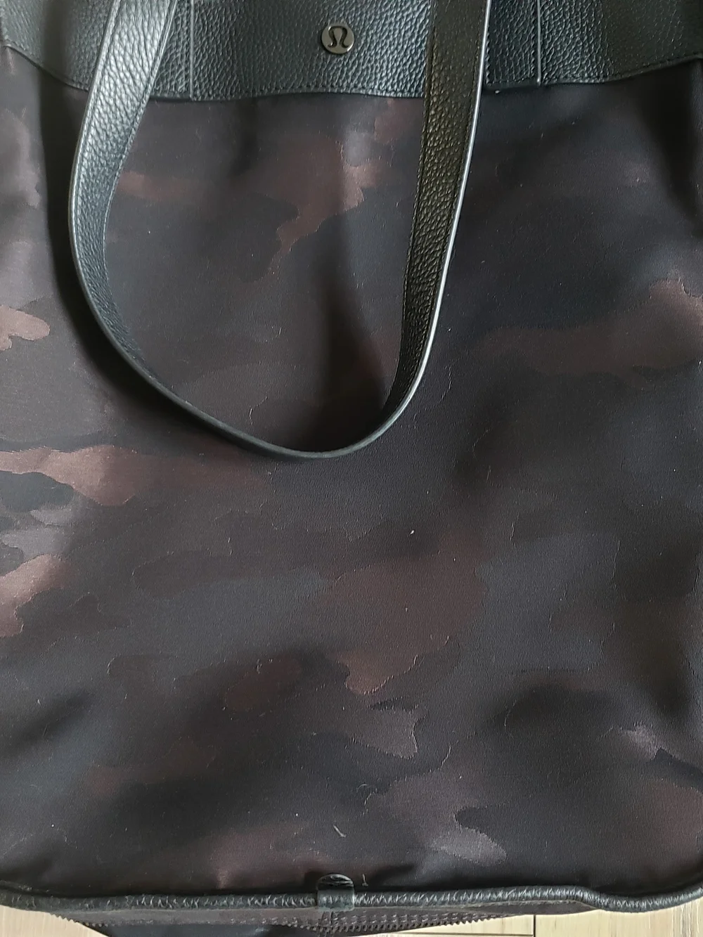 Lululemon Now And Always Tote Mini 8L Heritage Camo Jacquard Max Black Bag